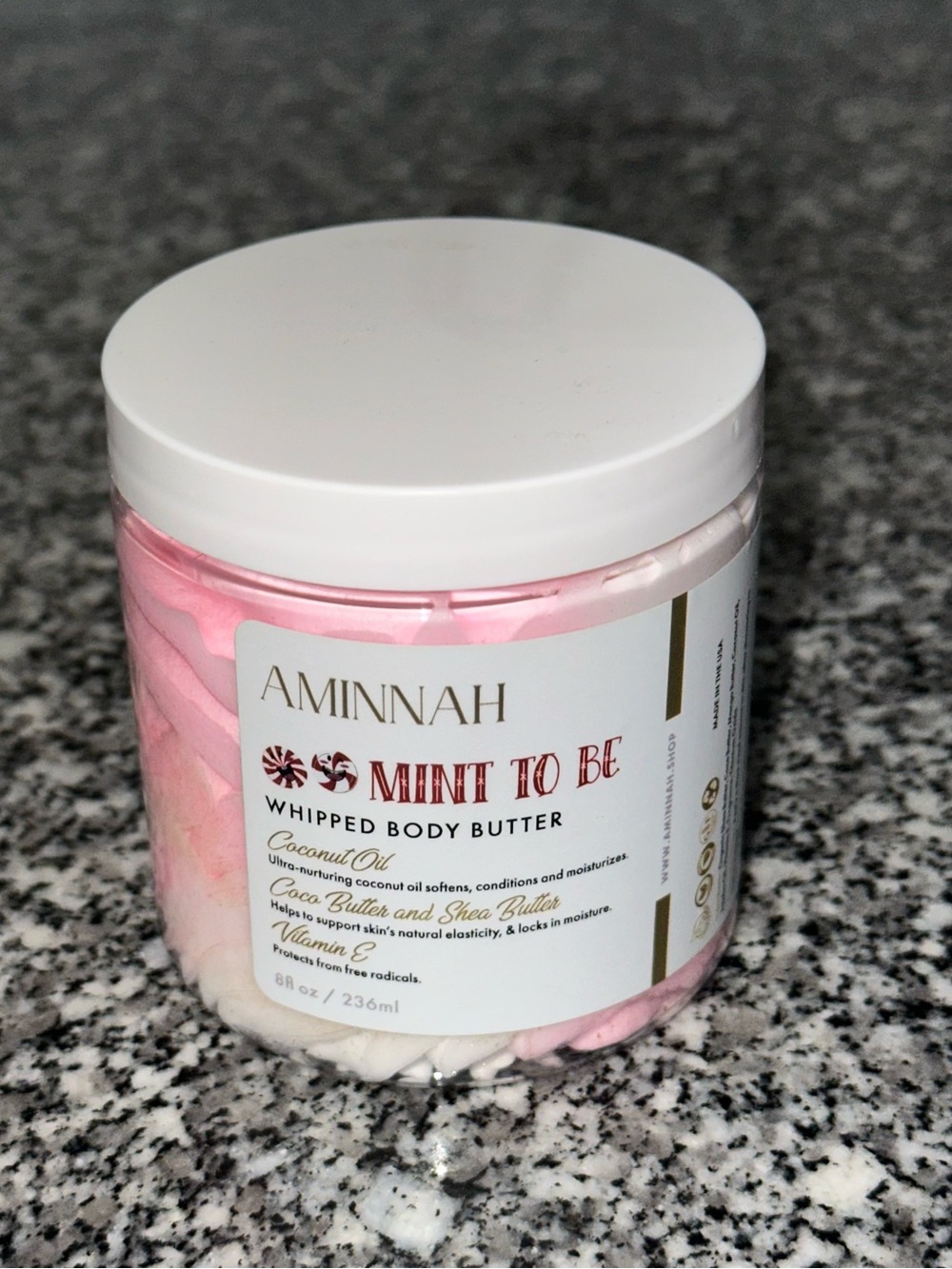 Aminnah "Mint to Be" Whipped Body Butter